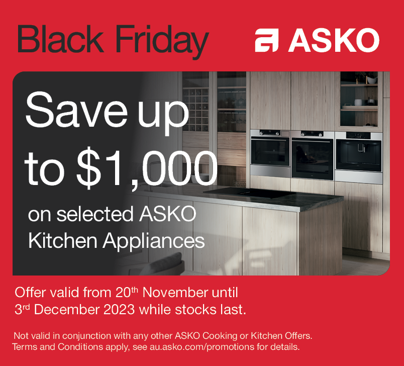 Save Up To $1,000 On Selected ASKO Kitchen Appliances*
