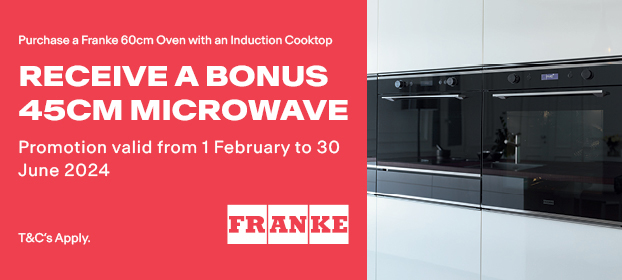 Bonus 45cm Microwave* When You Purchase A Franke 60cm Oven With An Induction Cooktop