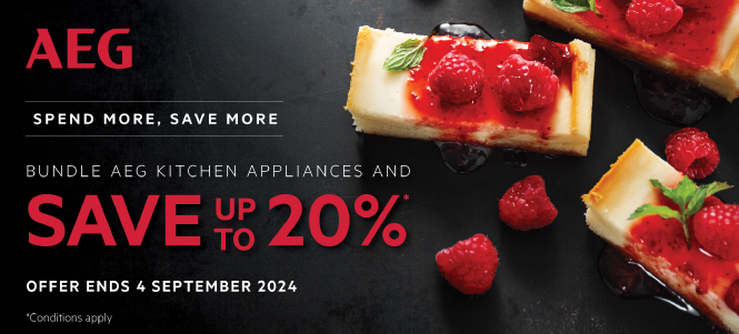 Bundle AEG kitchen appliances and save up to 20%