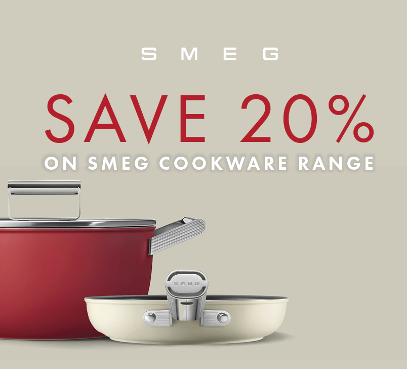Save 20%* Off SMEG Cookware Range