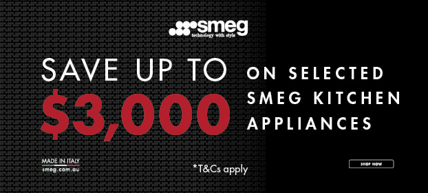 Save Up To $3,000 On Selected Smeg Kitchen Appliances*