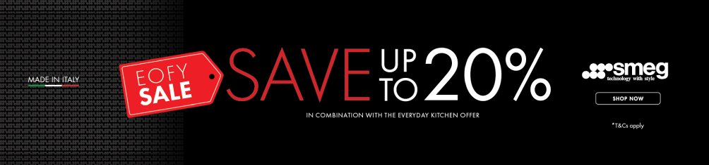 Save Up to 20%* On Selected Smeg Kitchen Appliance Packages