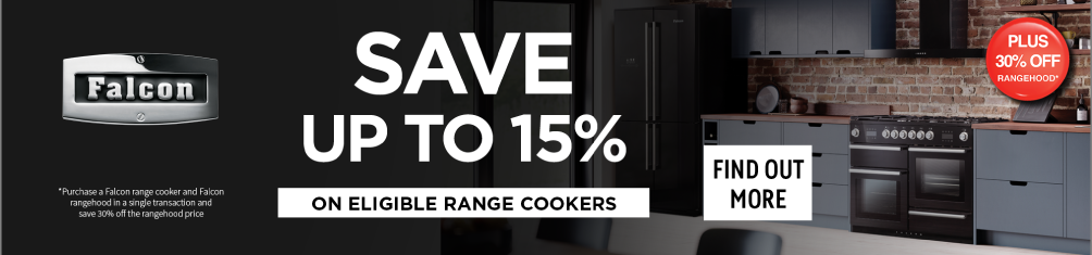 Save Up To 15% On Eligible Falcon Range Cookers* + Beat The Price Rise