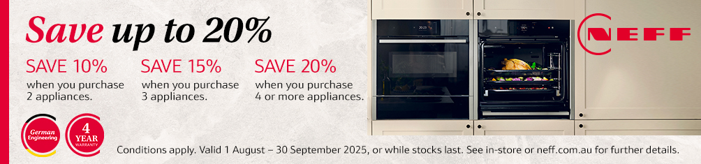 Save up to 20%* on NEFF Appliance Packages
