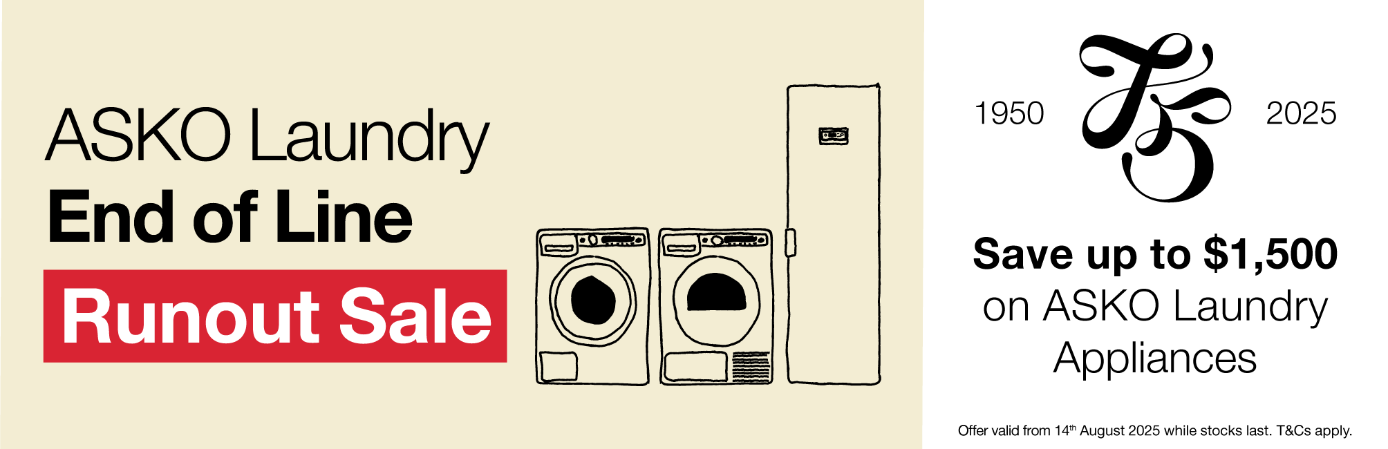 Save Up To $1,500 On Selected ASKO Laundry Appliances*