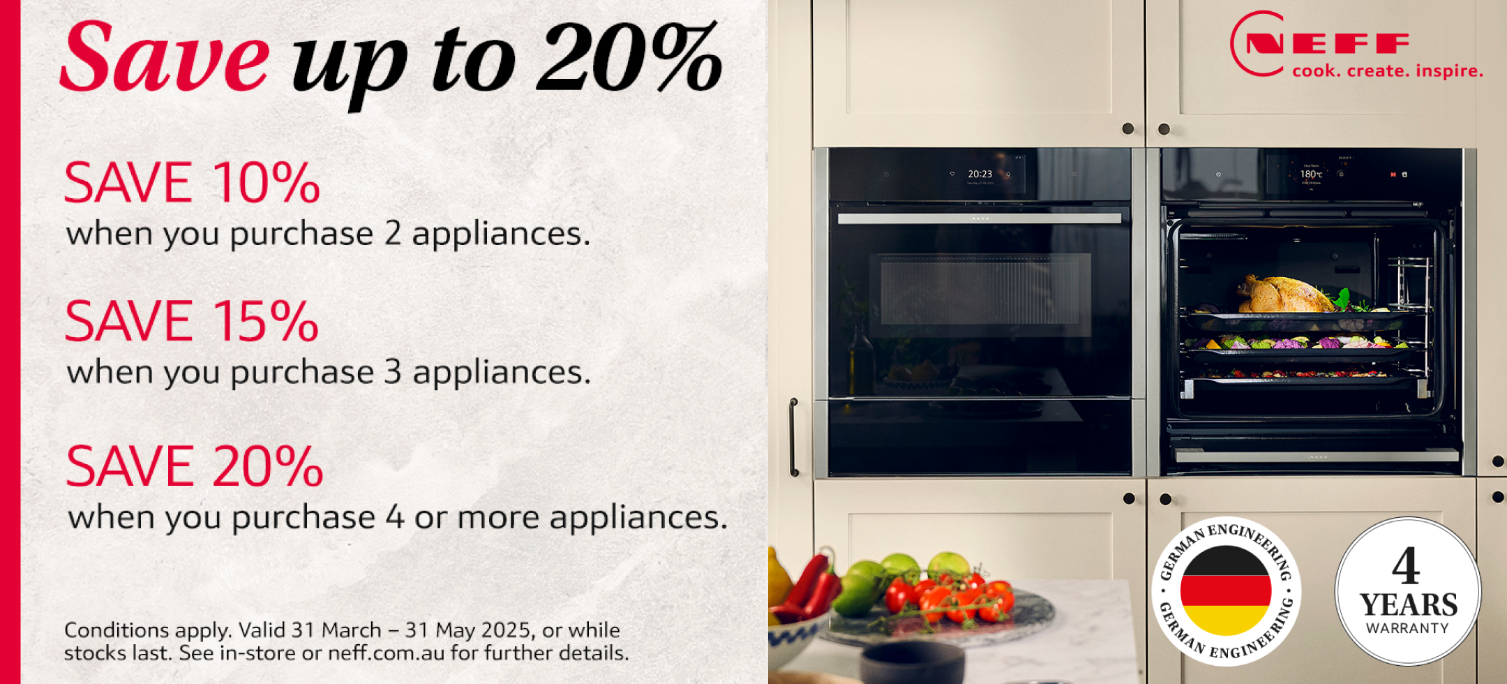Save Up To 20%* On Neff Appliance Packages