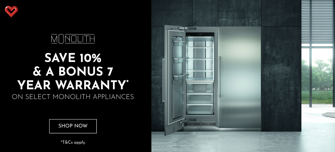 Save 10% & A Bonus 7 Year Warranty On Select Monolith Appliances*