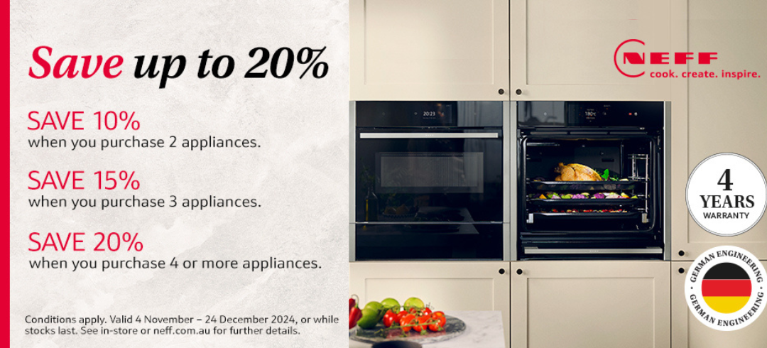 Save Up To 20% On NEFF Appliances Packages*