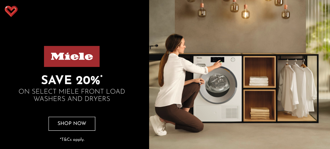 Save 20%* On Selected Miele Laundry Appliances