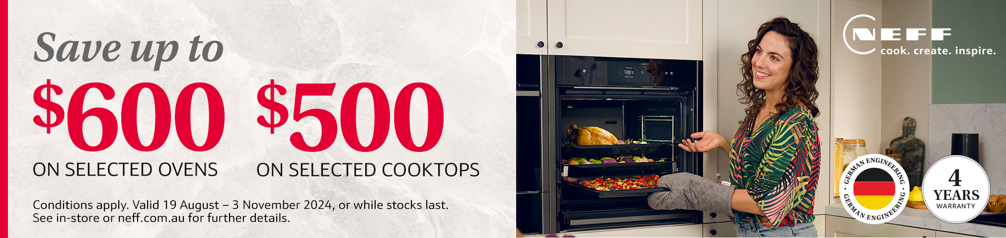 Save Up To $600 On Neff Cooking Appliances*