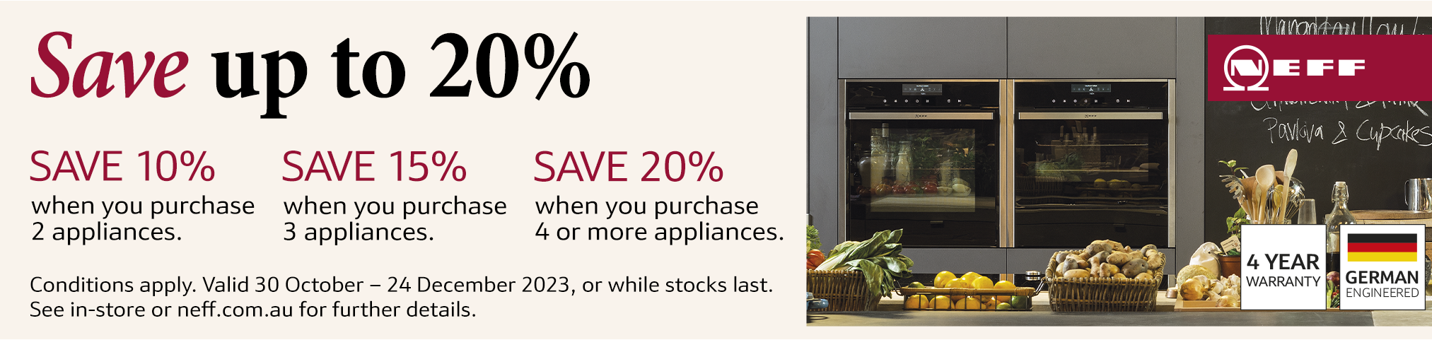 Save $200 On NEFF Pyrolytic Built-In Oven