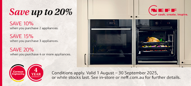 Save up to 20%* on NEFF Appliance Packages
