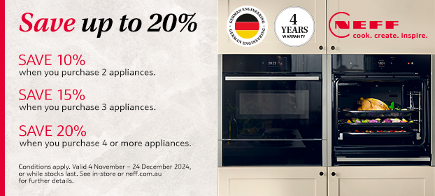 Save Up To 20% On NEFF Appliances Packages*