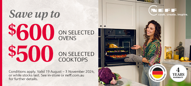 Save Up To $600 On Neff Cooking Appliances*