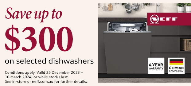 Save Up To $300* On Selected Neff Dishwashers