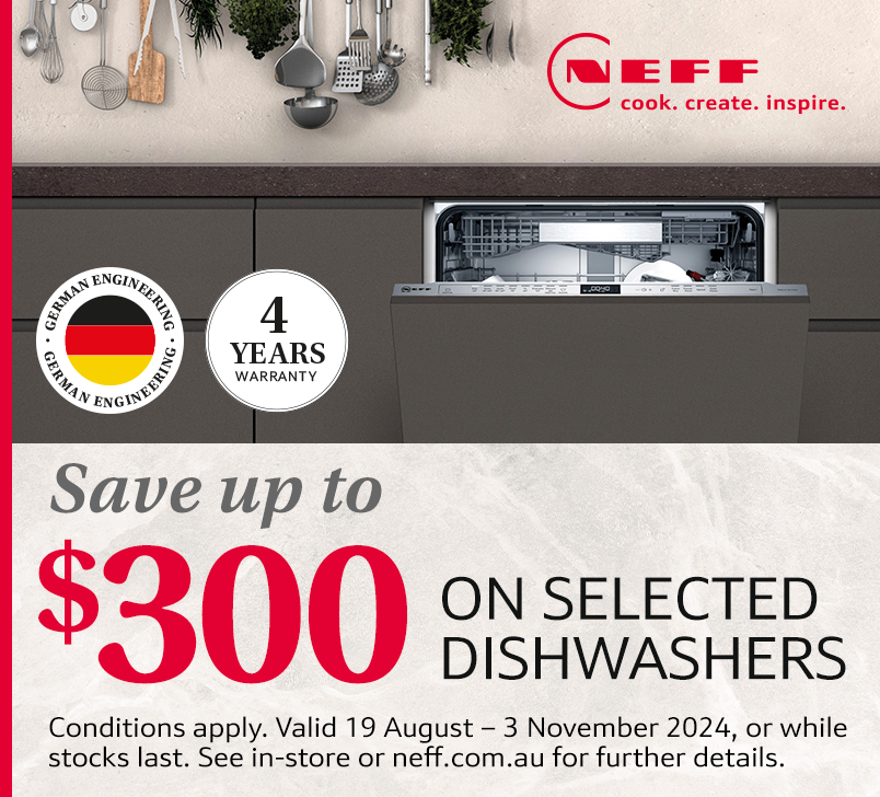 Save Up To $300* On Selected NEFF Dishwashers