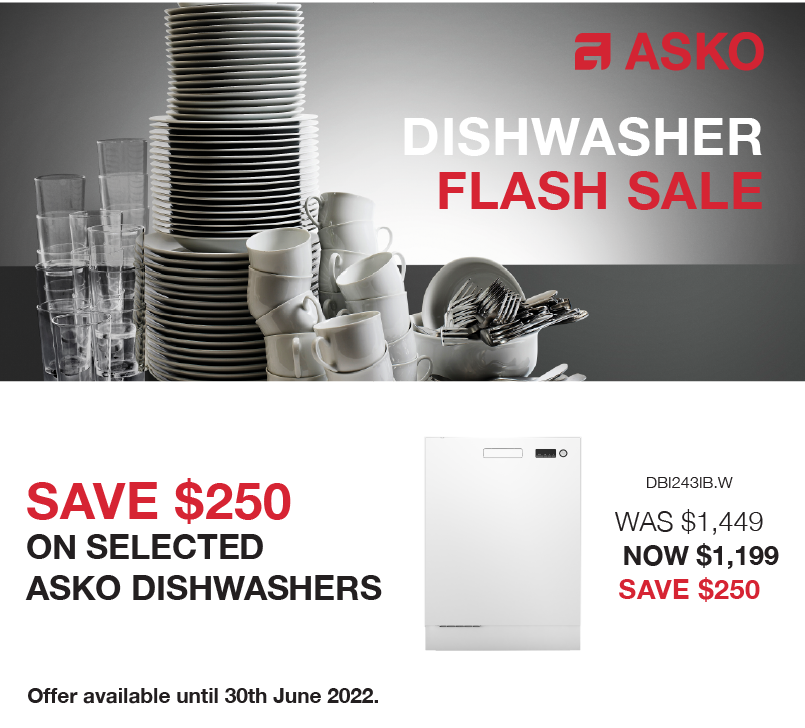 Asko Flash Dishwasher Sale