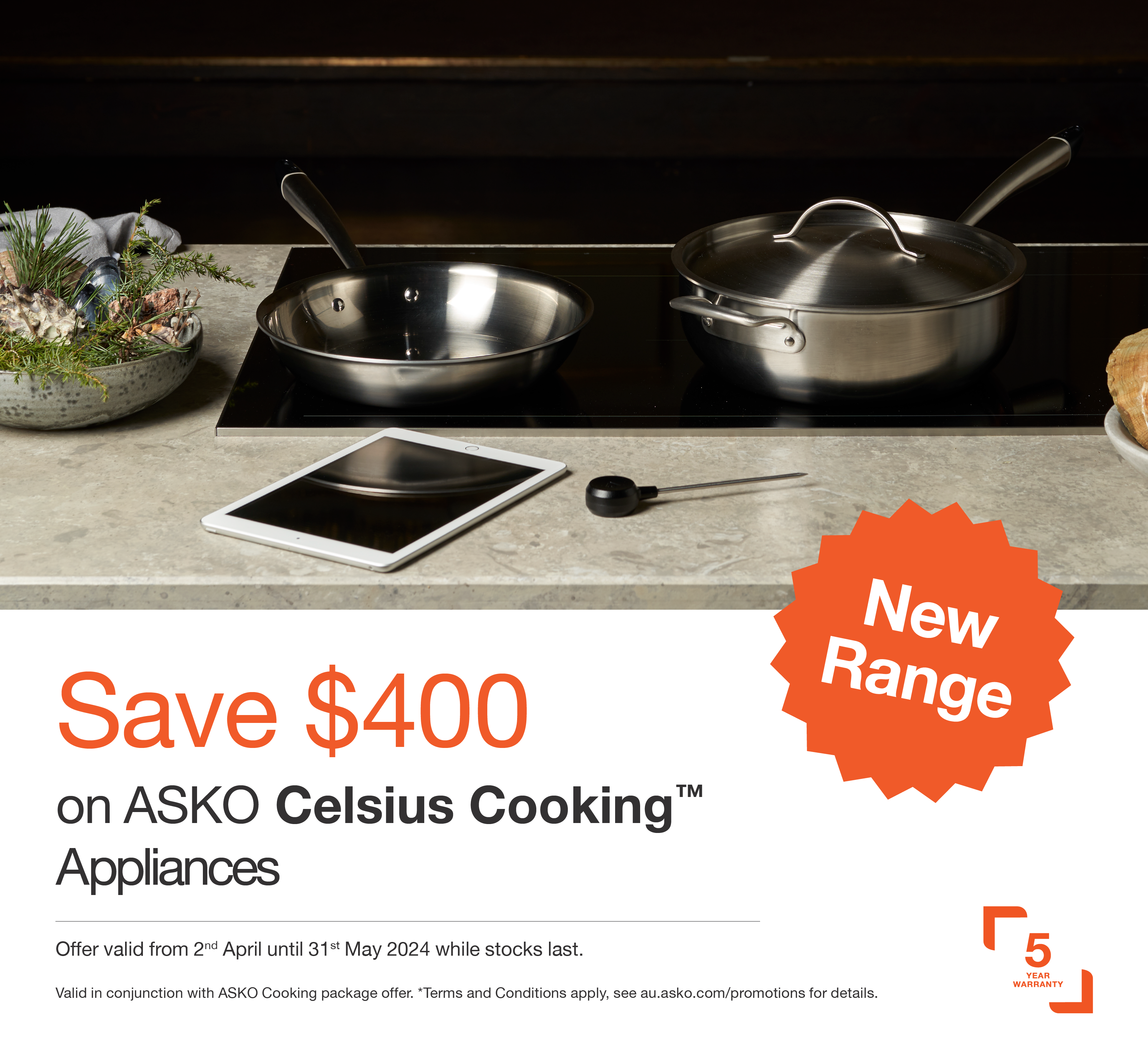 Save Up To $400* On ASKO Celsius Cooking Appliances