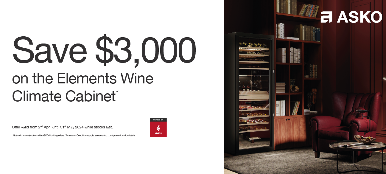 Save Up To $3,000* On ASKO Elements Wine Climate Cabinet