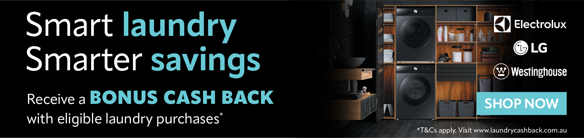 Receive A Bonus Cash Back Up To $400 On Eligible Laundry Purchases*