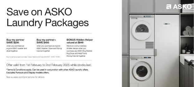 Save Up To $400 On ASKO Laundry Packages*