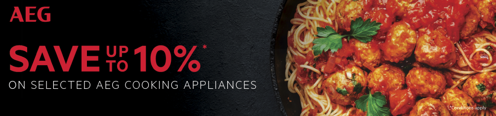 Save Up To 10%* On AEG Cooking Appliances