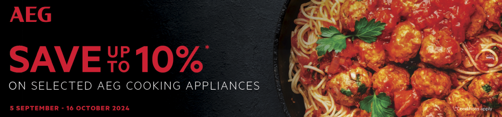 Save Up To 10%* On AEG Cooking Appliances