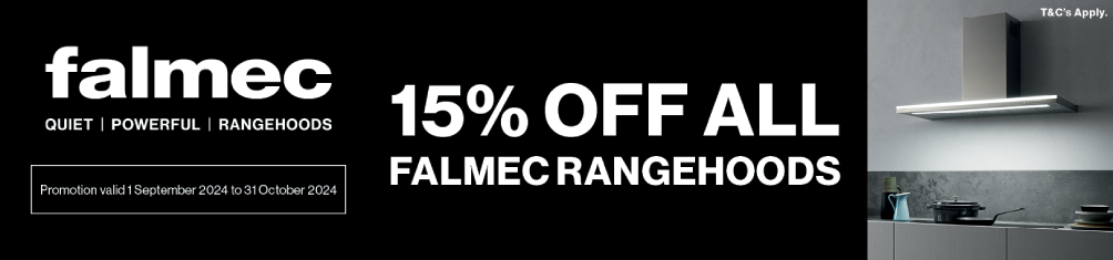 15% Off All Falmec Rangehoods*