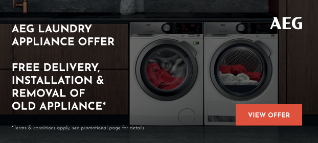 Free Delivery*, Installation* & Removal On Selected AEG Washing Machines & Dryers