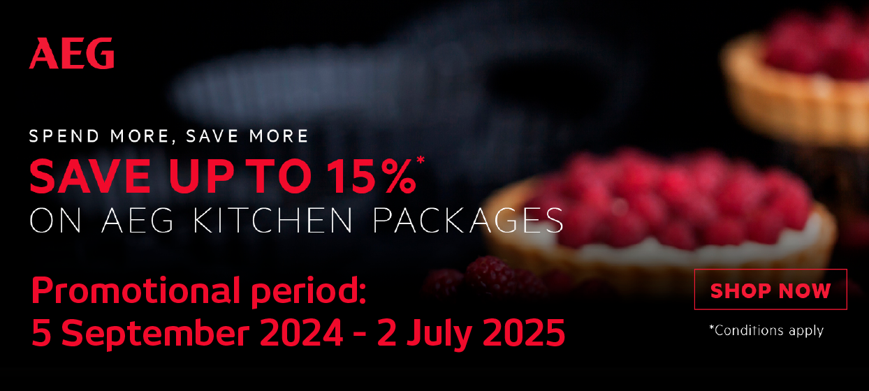 Save Up To 15%* On AEG Kitchen Appliance Packages