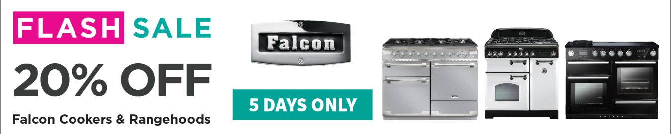 20% Off Falcon Cookers & Rangehoods*