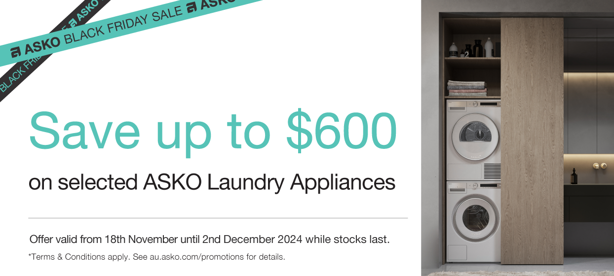 Save Up To $600 On Selected ASKO Laundry*