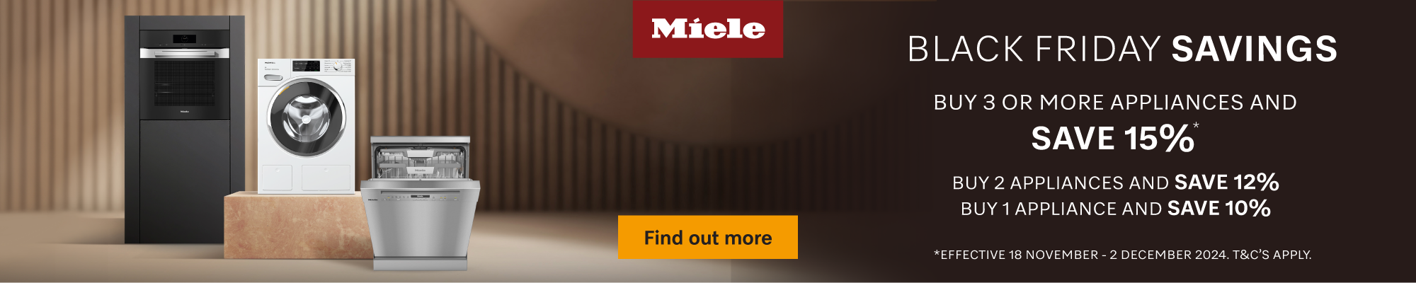 Save Up To 15%* On Selected Miele Appliance Packages