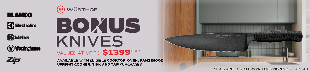 Bonus Wusthof Knives With Eligible Kitchen Appliances*