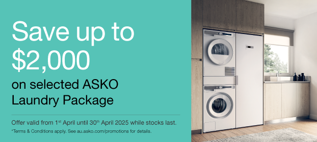 Save Up To $2000* On Selected ASKO Laundry Packages