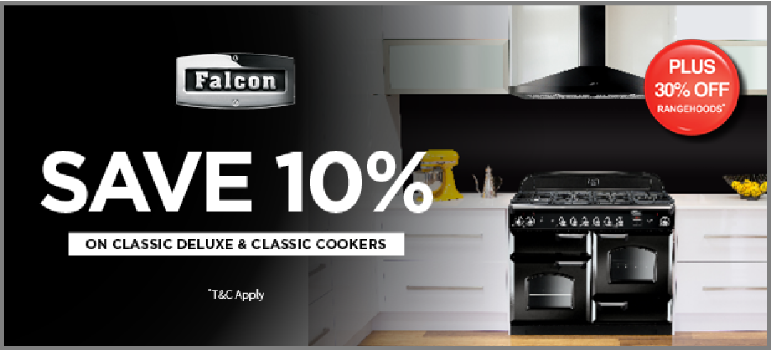Save 10%* On Falcon Classic Deluxe & Classic Cookers