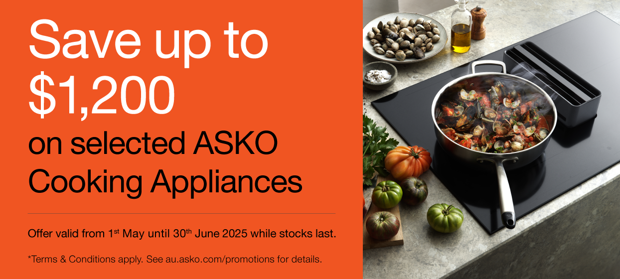 Save Up To $1200* On Selected ASKO Cooking Appliances