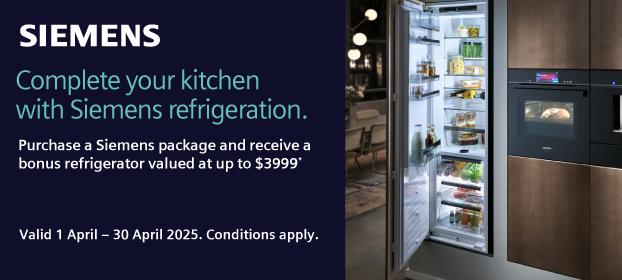 Purchase A Siemens Package & Receive A Bonus Refrigerator Valued At Up To $3999*