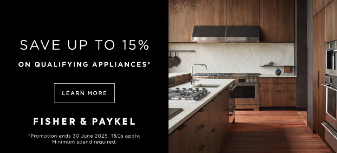 Save Up To 15%* On Fisher & Paykel Appliance Packages