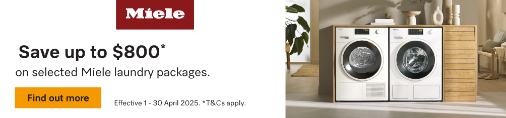 Save Up To $800* On Selected Miele Laundry Packages