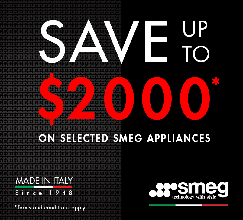 Save Up To $2000 on Selected Smeg Appliances