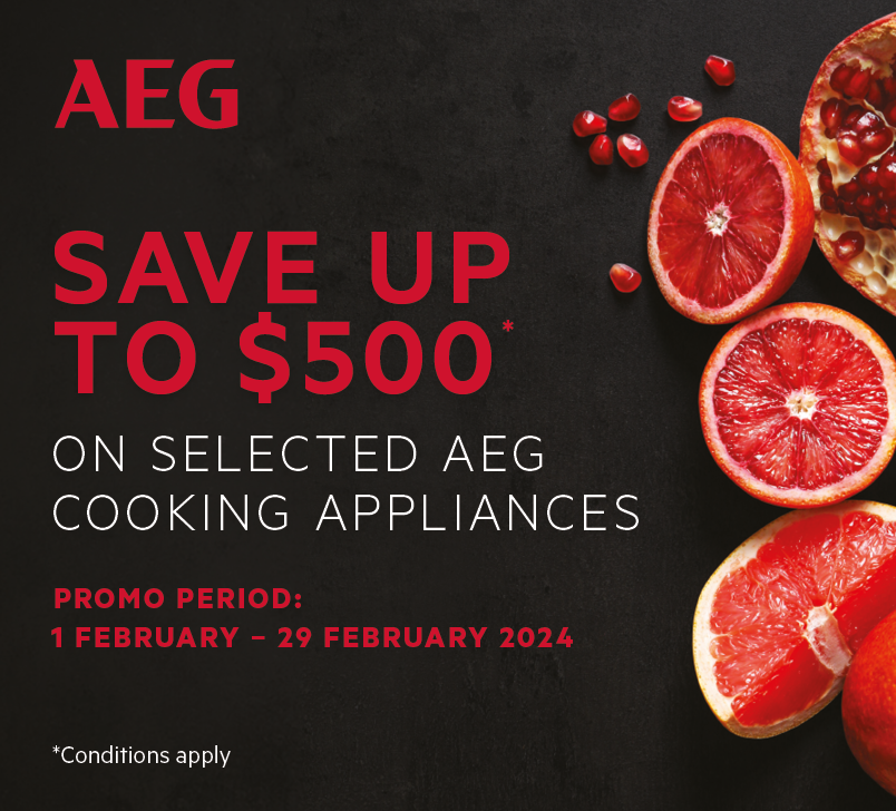 Save Up To $500* on Selected AEG Kitchen Appliances