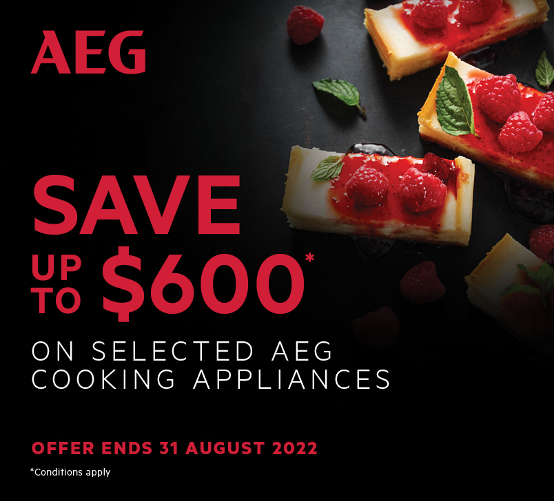 Save up to $600 on selected AEG Cooking Appliances
