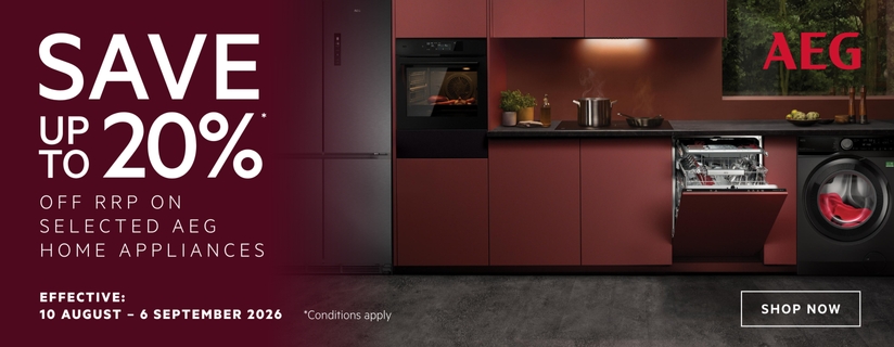 Save Up To 20% On Select AEG Home Appliances*