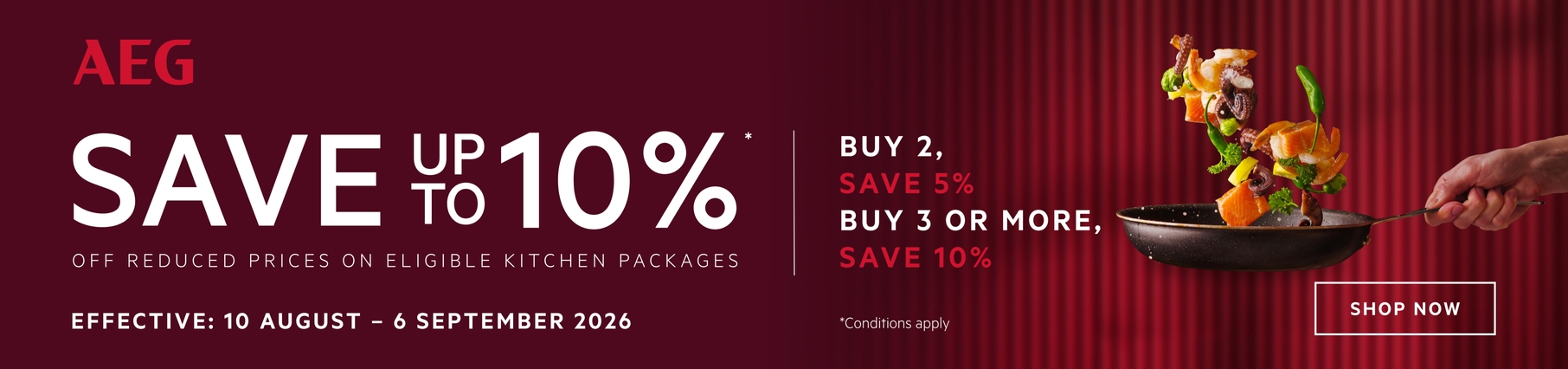 Save Up To 10% On Select AEG Kitchen Packages*