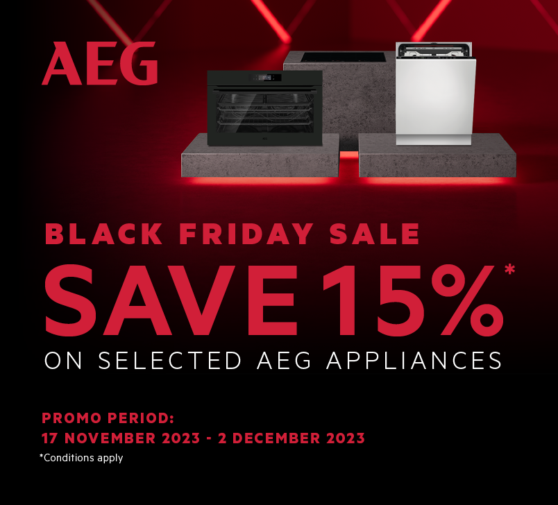 Save Up To 15%* On Selected Appliances During AEG Black Friday Sale