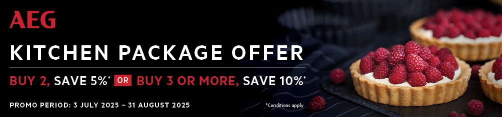 Save Up To 10%* On Selected AEG Kitchen Packages