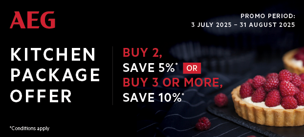 Save Up To 10%* On Selected AEG Kitchen Packages
