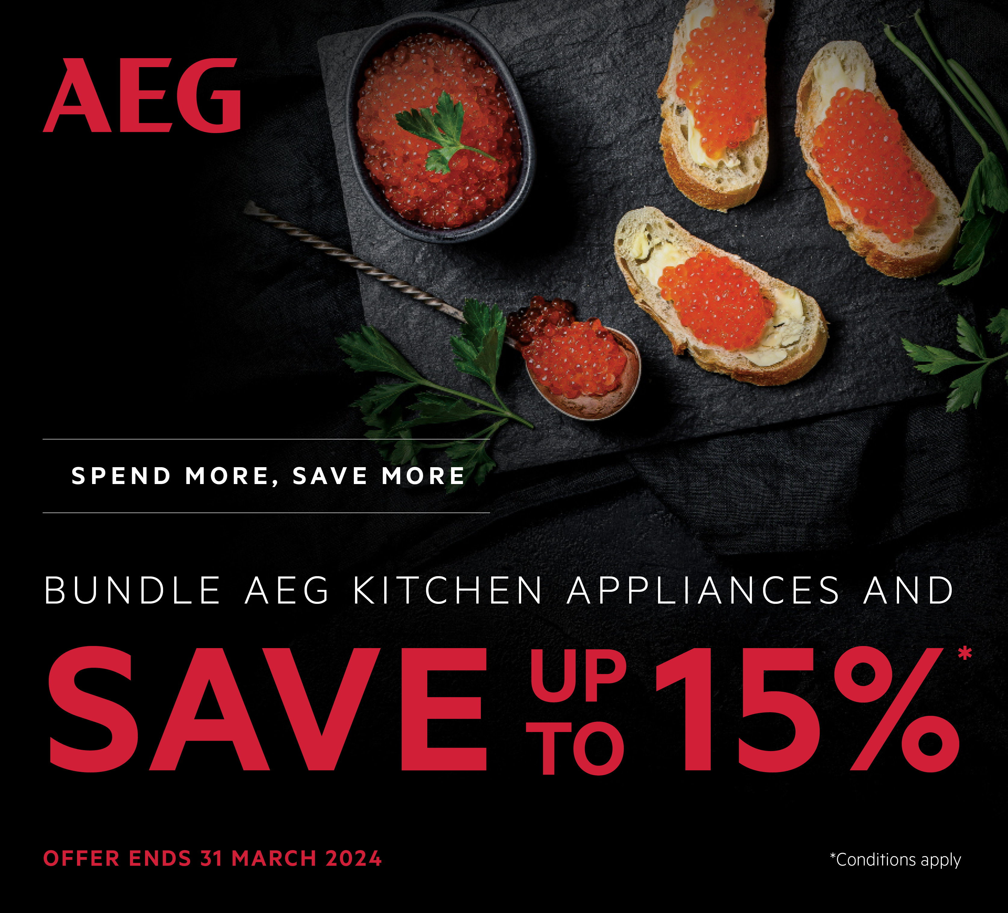 Bundle AEG Kitchen Appliances And Save Up To 15%*