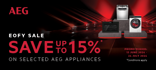 Save Up To 15%* On Selected Appliances During AEG's EOFY Sale